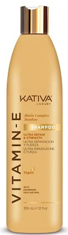 Shampoo - Kativa Vitamin E Biotin Complex & Bamboo Shampoo — photo N1