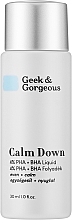 Fragrances, Perfumes, Cosmetics Acid Exfoliant for Sensitive Skin - Geek & Gorgeous Calm Down 4% Pha + BHA Liquid