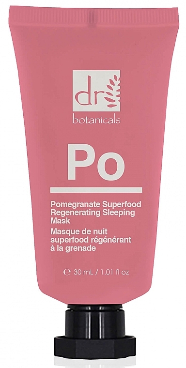 Pomegranate Regenerating Sleeping Mask - Dr. Botanicals Pomegranate Superfood Regenerating Sleeping Mask — photo N2