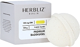 Fragrances, Perfumes, Cosmetics Ylang-Ylang Bath Bomb - Herbliz CBD