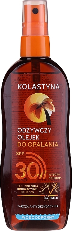 Waterproof Protective Oil for Tan SPF30 - Kolastyna — photo N2