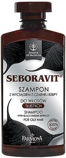 Oily Hair Shampoo "Seboravit" - Farmona Seboravit Shampoo — photo N1