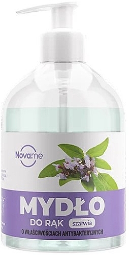 Liquid Sage Antibacterial Soap - Novame Sage Extract Hand Soap — photo N1