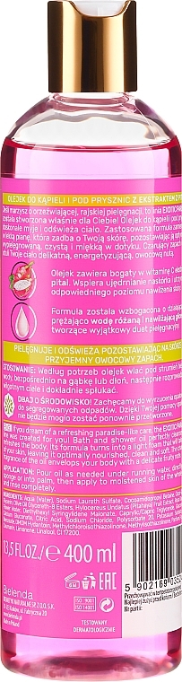 Shower Gel "Pitaya" - Bielenda Exotic Paradise Bath And Shower Oil — photo N2