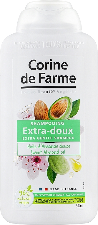 Sweet Almond Oil Shampoo - Corine De Farme Shampoo — photo N1