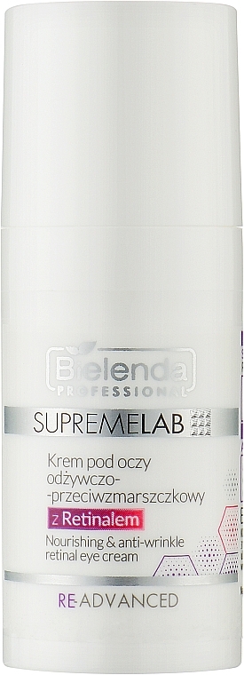 Retinol Eye Cream - Bielenda Professional Supremelab Re-Advanced Nourishing & Anti-Wrinkle Eye Cream — photo N3