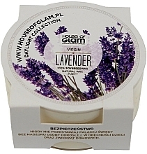 Fragrances, Perfumes, Cosmetics Scented Candle - House of Glam Virgin Lavender Candle (mini size)