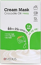 Fragrances, Perfumes, Cosmetics Face Cream-Mask - Medius Cream Mask Crocodile Oil 