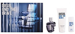 Fragrances, Perfumes, Cosmetics Diesel Only The Brave - Set (edt/75ml + sh/g/100ml + sh/g/50ml)