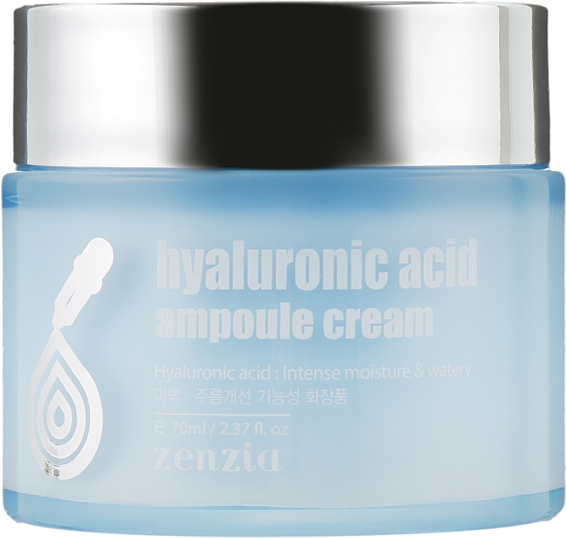 Hyaluronic Acid Face Cream - Zenzia Hyaluronic Acid Ampoule Cream — photo N4