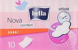 Fragrances, Perfumes, Cosmetics Pantiliners Nova Comfort, 10 pcs - Bella