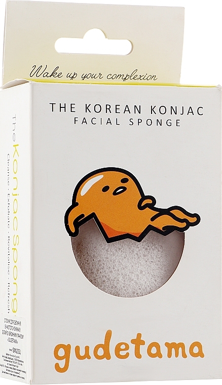 Sponge - The Konjac Sponge Company Gudetama White — photo N2