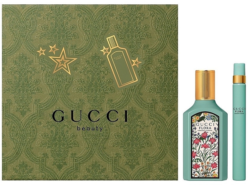 Gucci Flora Gorgeous Jasmine - Set (edp/50ml + edp/mini/10ml) — photo N1