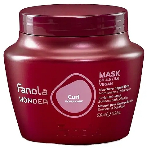 Hair Mask - Fanola Wonder Curl Extra Care Mask — photo N1