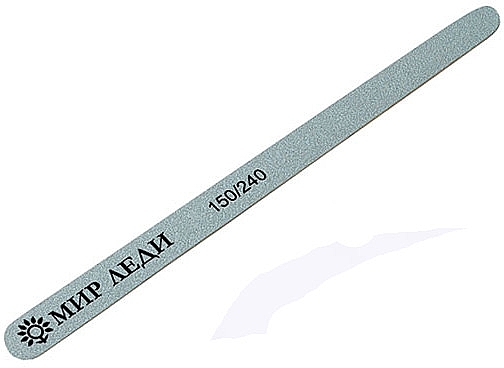 Double-Sided Drop Nail File 150/240 - Mir Ledy Premium — photo N1