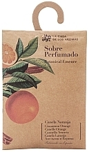Fragrances, Perfumes, Cosmetics Scented Sachet "Orange & Cinnamon" - La Casa de Los Botanical Essence Cinnamon Orange