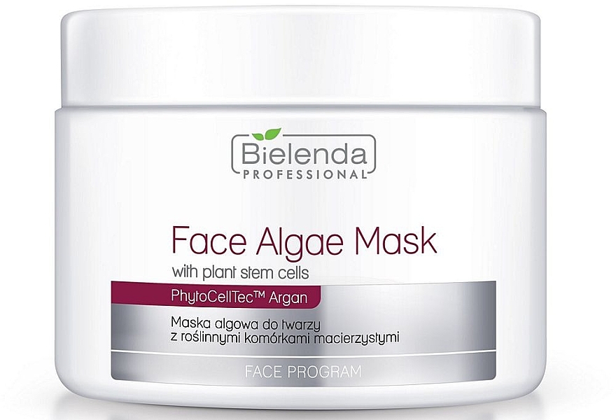 Alginate Face Mask with Plant Stem Cells - Bielenda Professional Face Algae Mask — photo N1