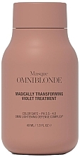 Fragrances, Perfumes, Cosmetics Blonde Hair Mask - Omniblonde Magically Transforming Violet Treatment Masque (mini)