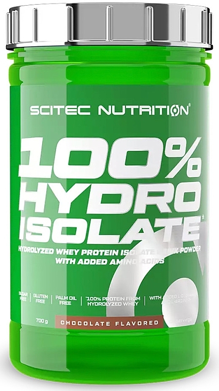 Chocolate Hydrolyzed Protein - Scitec Nutrition 100% Hydro Isolate Chocolate — photo N2