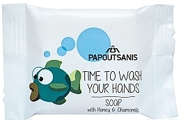 Honey and Chamomile Kids Soap - Papoutsanis Kids Time To Wash Your Hands Soap With Honey & Chamomile — photo N1