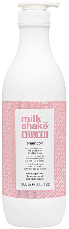 Strengthening Filler Shampoo for All Hair Types - Milk_Shake Insta.Light Shampoo — photo N1