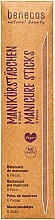 Fragrances, Perfumes, Cosmetics Wooden Manicure Sticks, 6 pcs - Benecos Manicure Sticks