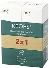 Fragrances, Perfumes, Cosmetics Set - RoC Keops Roll-On Deodorant (deo/2x30ml)