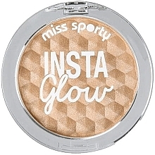 Face Highlighter - Miss Sporty Insta Glow Highlighter  — photo N1