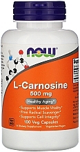 L-Carnosine Dietary Supplement, 500mg - Now Foods L-Carnosine Veg Capsules — photo N3
