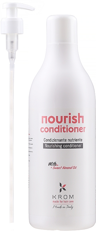 Nourishing Conditioner with Sweet Almond Extract - Krom Nourish Conditioner — photo N4