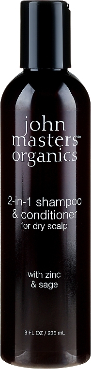 Shampoo-Conditioner for Dry Scalp - John Masters Organics Zinc & Sage Shampoo & Conditioner — photo N1