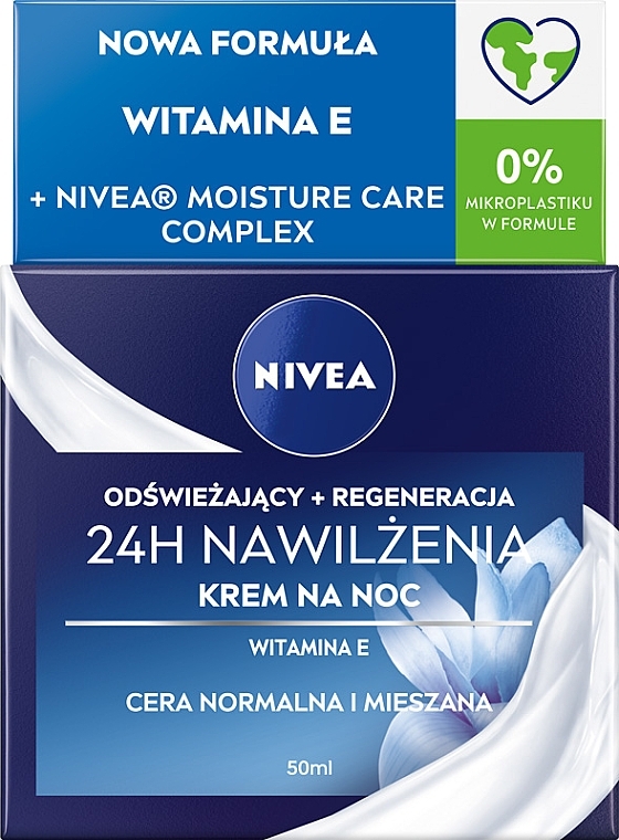 Regenerating Night Cream with Vitamin E - Nivea 24H Regenerating Night Cream With Vitamin E — photo N3