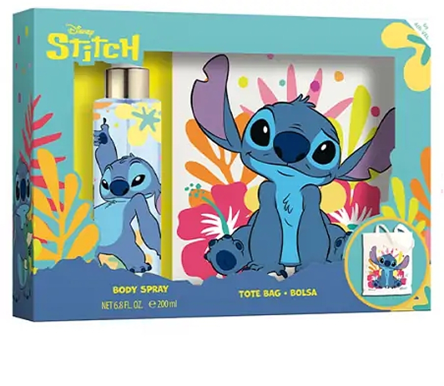 Set - Air-Val International Lilo & Stitch Body Spray (b/spray/200ml + shopper) — photo N2