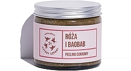 Fragrances, Perfumes, Cosmetics Body Scrub "Rose & Baobab" - Cztery Szpaki