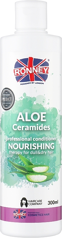 Conditioner for Dry Hair - Ronney Professional Nourshing Aloe Ceramides — photo N1