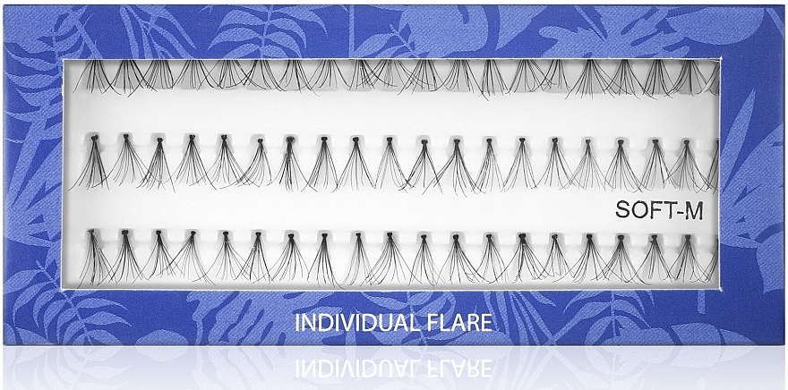 Individual Lashes Soft M - Muba Factory Individual Flare Long Black Soft Mubalashes — photo N1