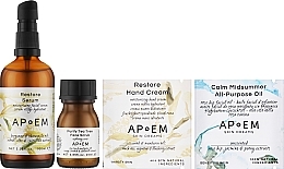 Fragrances, Perfumes, Cosmetics Shaving Set - APoem Restore Pack (serum/100 ml + scr/60 ml)