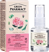 Fragrances, Perfumes, Cosmetics Hair Silk Serum - Green Pharmacy Serum For Brittle Ends