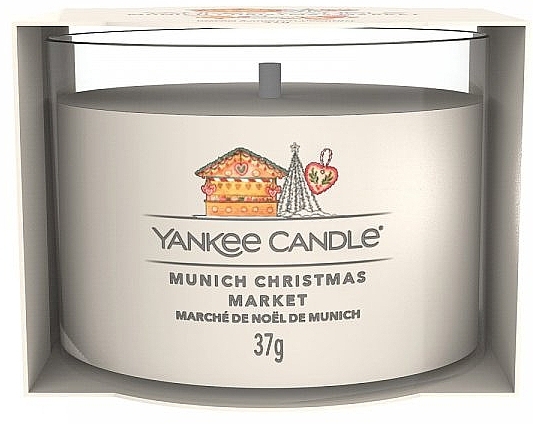 Scented Mini Candle in Glass - Yankee Candle Munich Christmas Market — photo N1