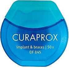 Fragrances, Perfumes, Cosmetics Implant & Braces Dental Floss - Curaprox DF845 Implant & Braces