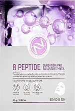 Fragrances, Perfumes, Cosmetics Sheet Mask with Peptide Complex - Enough 8 Peptide Sensation Pro Balancing Mask Pack