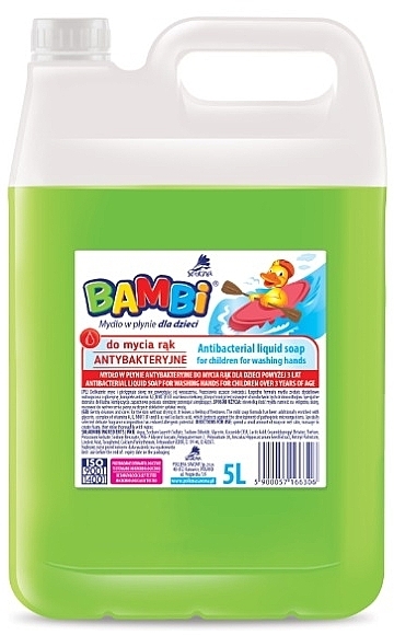 Baby Antibacterial Liquid Soap - Pollena Savona Bambi Antibacterial Liquid Soap — photo N2