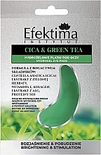 Fragrances, Perfumes, Cosmetics Hydrogel Eye Patch - Efektima Instytut Hydrogel Eye Pads Cica & Green Tea