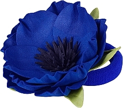 Hair Tie "Blue Anemone", KSEPR096 - Katya Snezhkova — photo N2