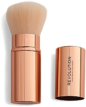 Kabuki Brush - Makeup Revolution Rose Gold Retractable Kabuki Brush — photo N2