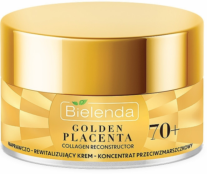 Revitalizing Anti-Wrinkle Cream-Concentrate 70+ - Bielenda Golden Placenta Collagen Reconstructor — photo N13