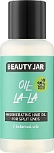 Fragrances, Perfumes, Cosmetics Split Ends Repairing Oil with a Mix of 7 Vegetable Oils - Beauty Jar Oil La-La Regenerating Hair Oil For Split Ends