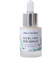 Fragrances, Perfumes, Cosmetics Eye Serum with Hyaluronic Acid & Cucumber Extract - Vera & The Birds Sublime Eye Serum