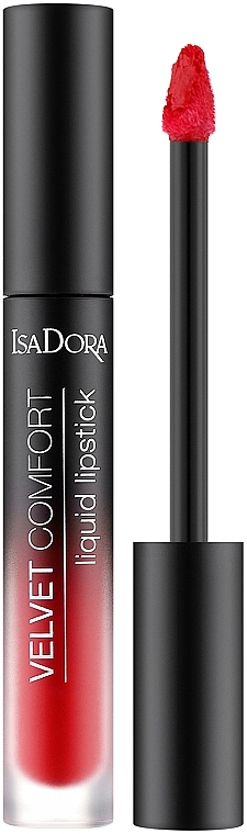 Liquid Lipstick - IsaDora Velvet Comfort Liquid Lipstick — photo N1
