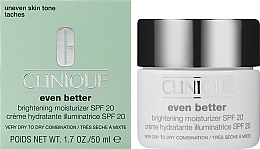 Fragrances, Perfumes, Cosmetics Moisturizing Face Cream - Even Better Brightening Moisturizer SPF 20